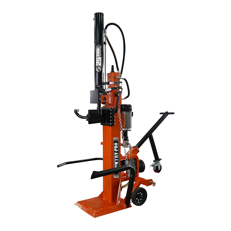 COUNTRY PRO 25 tonnin voimanotto ja sähköinen puunhalkaisukone LSE2500